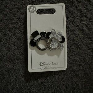 Disney Parks Collection Mickey and Minnie Wedding Pin- NEW